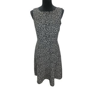 Talbots Women's Polka Dot/Animal Print Sleeveless Dress Womens Size 6‎